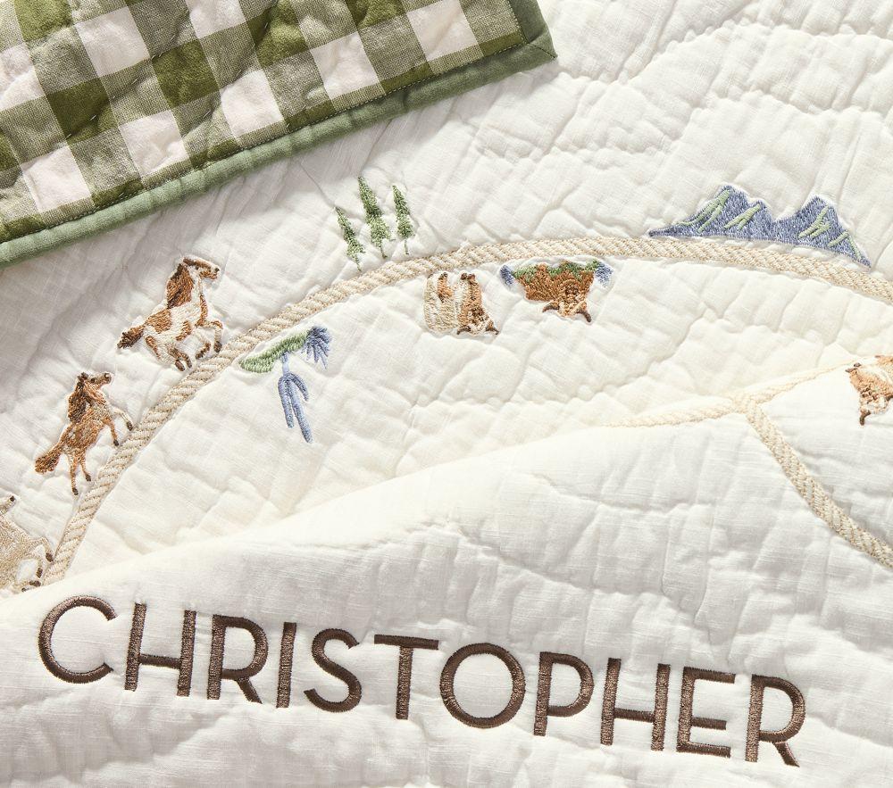 Carter Cowboy Baby Comforter | Pottery Barn Kids Australia